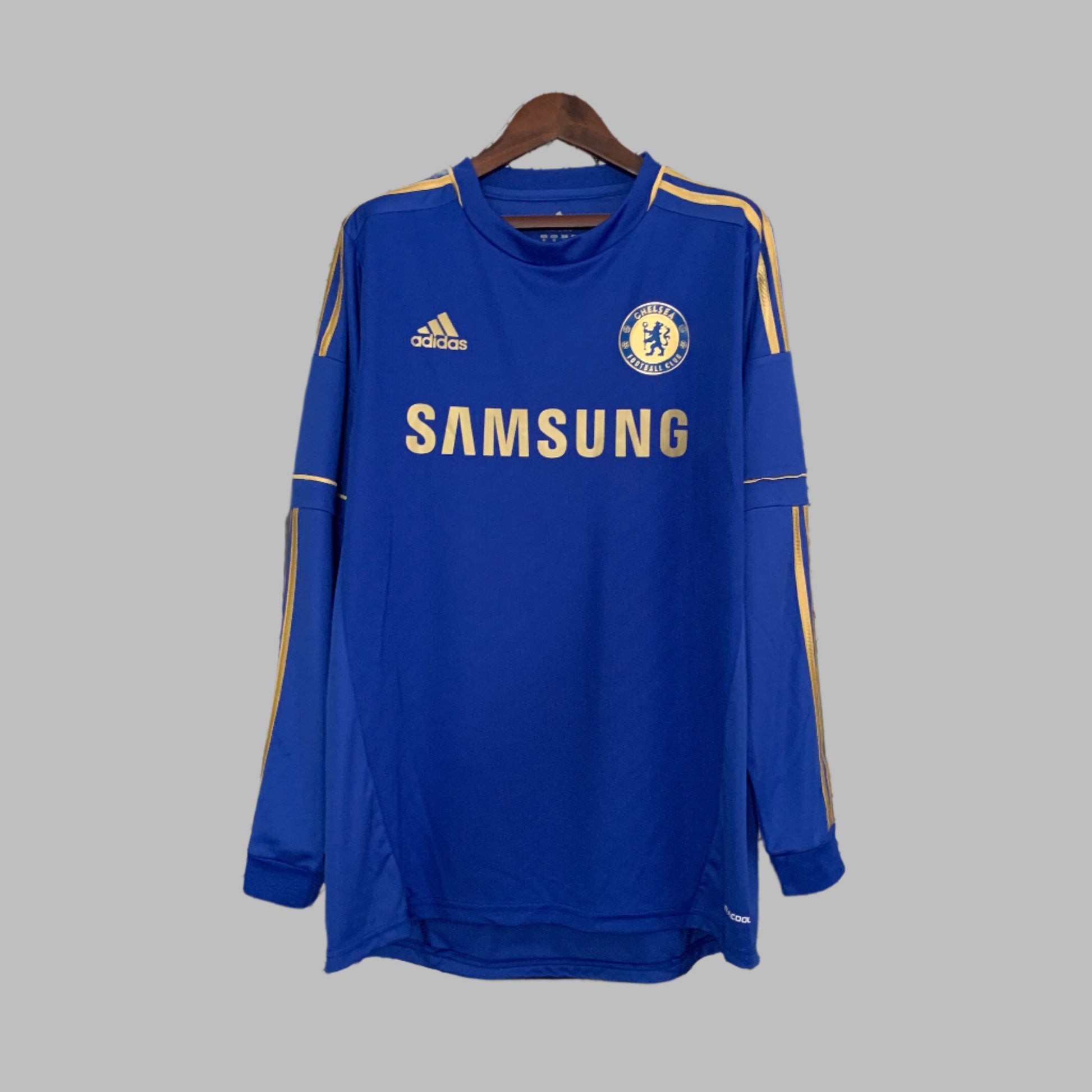 12/13 Retro Long Sleeve Chelsea Home Jersey