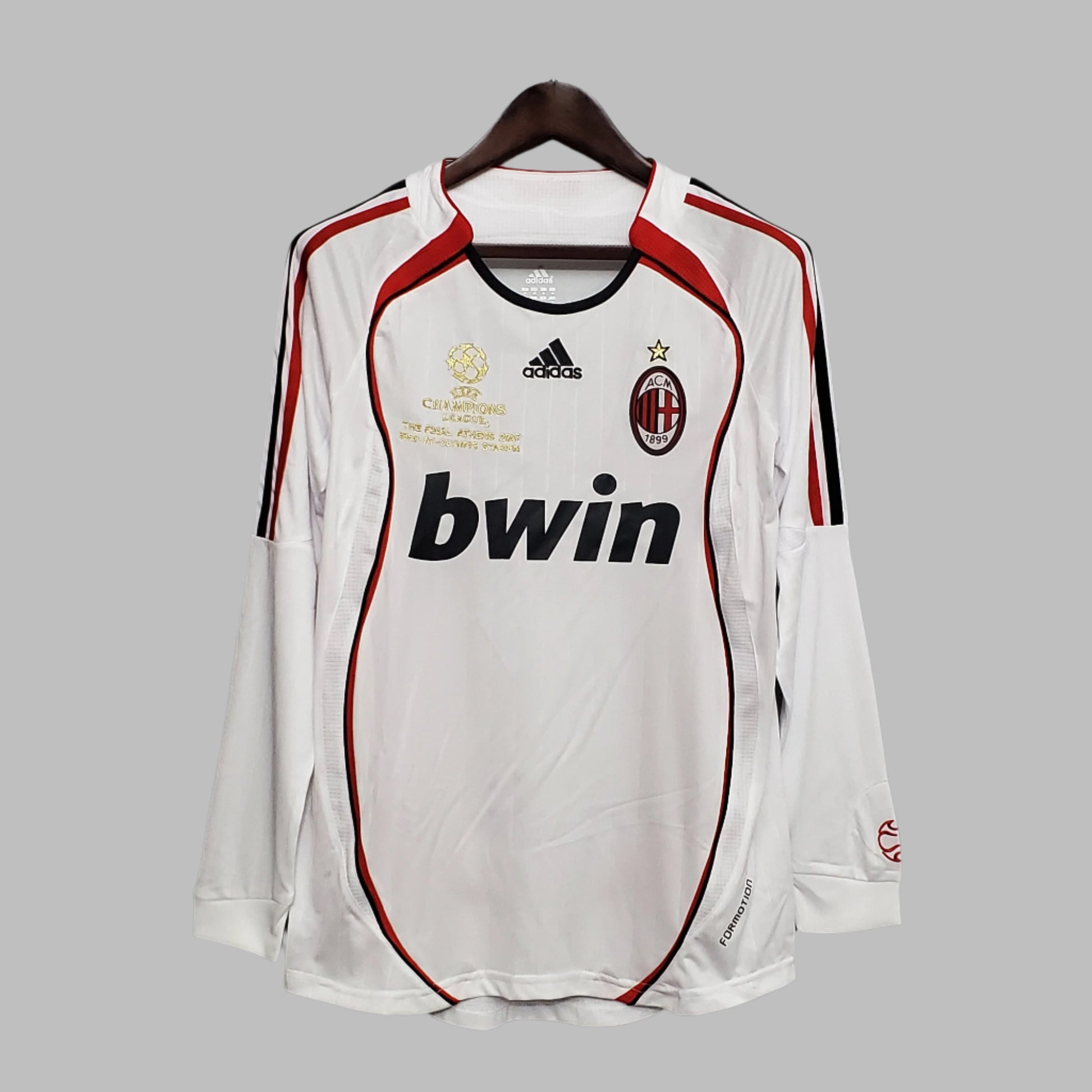 06/07 Retro Long Sleeve AC Milan Away Jersey