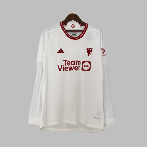 23/24 Long Sleeve Manchester United Away Jersey