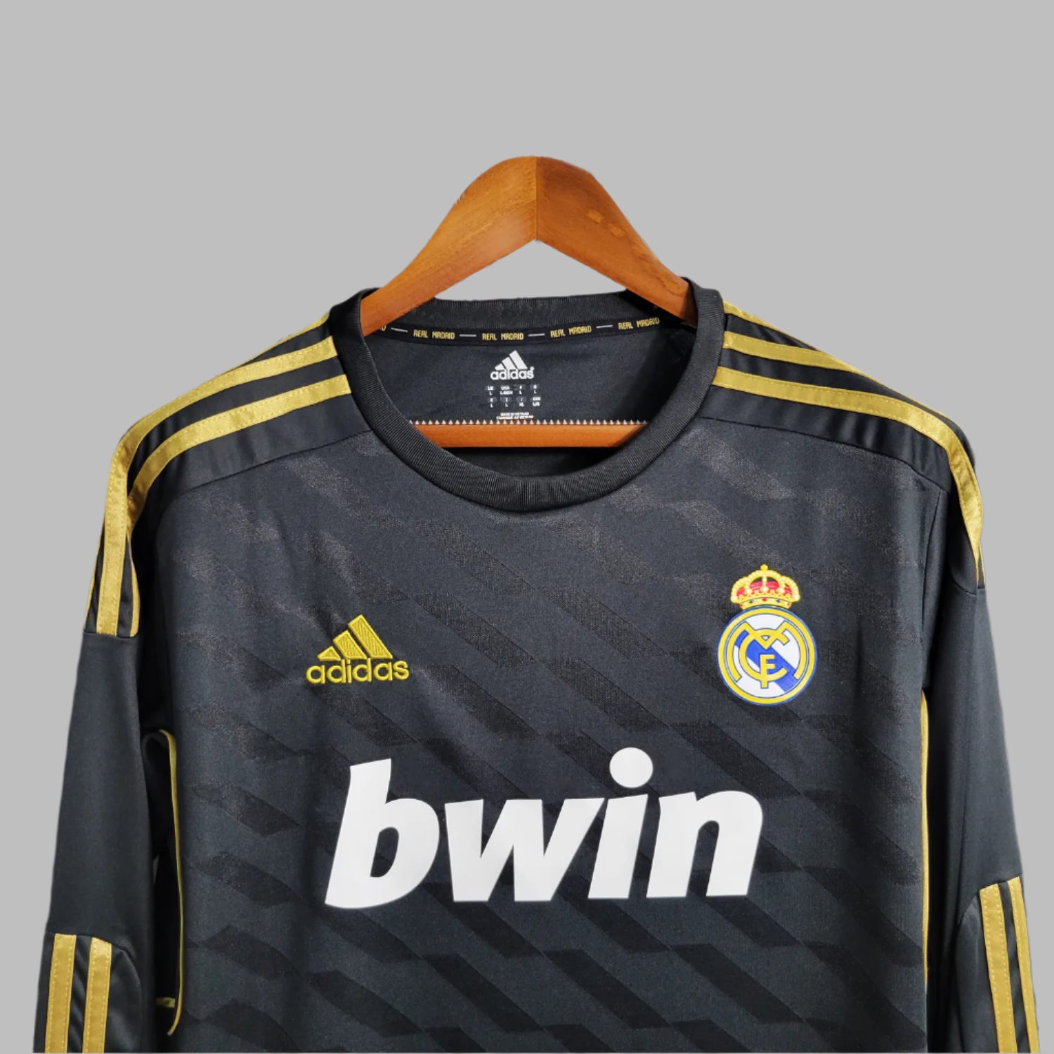 11/12 Long Sleeve Retro Real Madrid Jersey