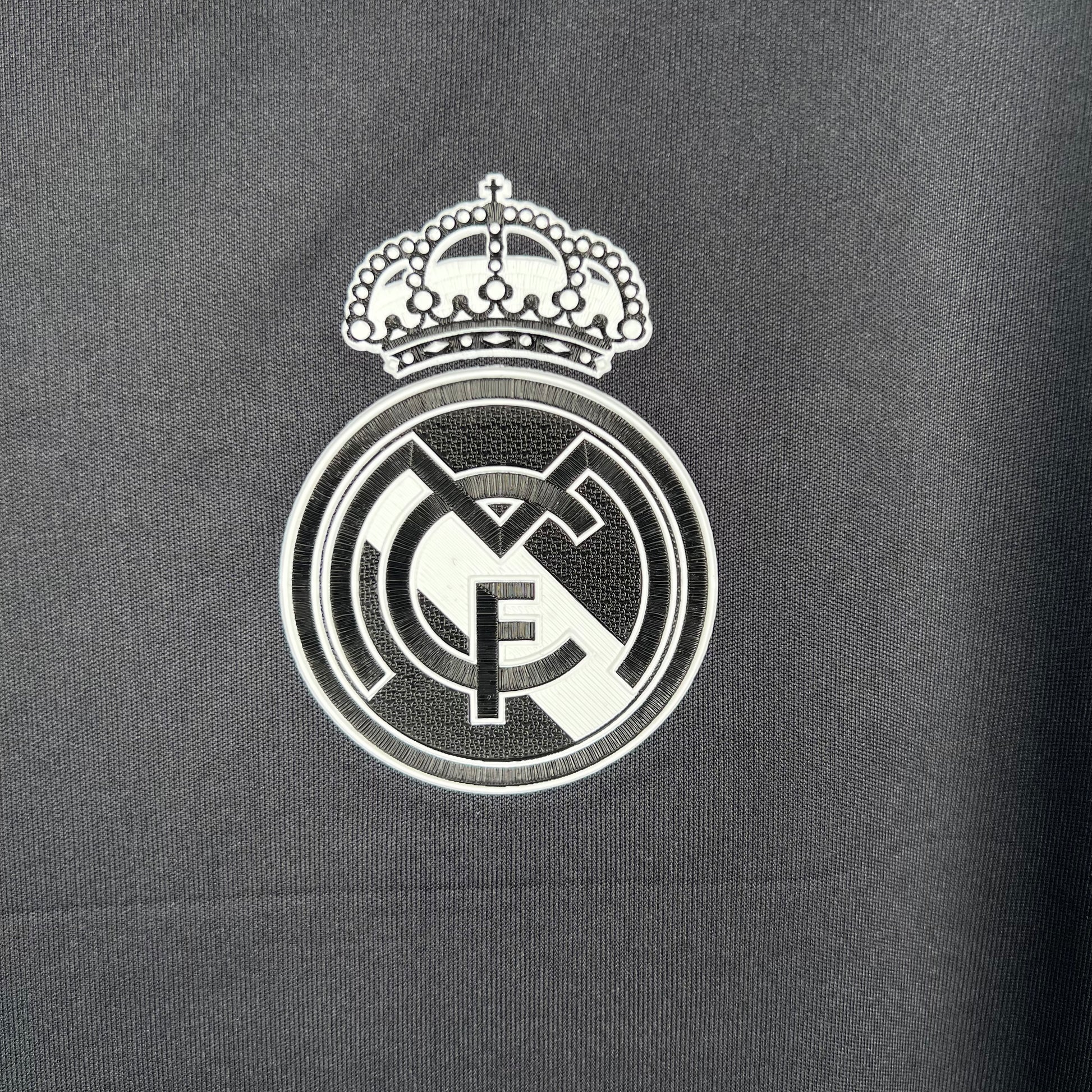 16/17 Retro Long Sleeve Real Madrid Black Jersey