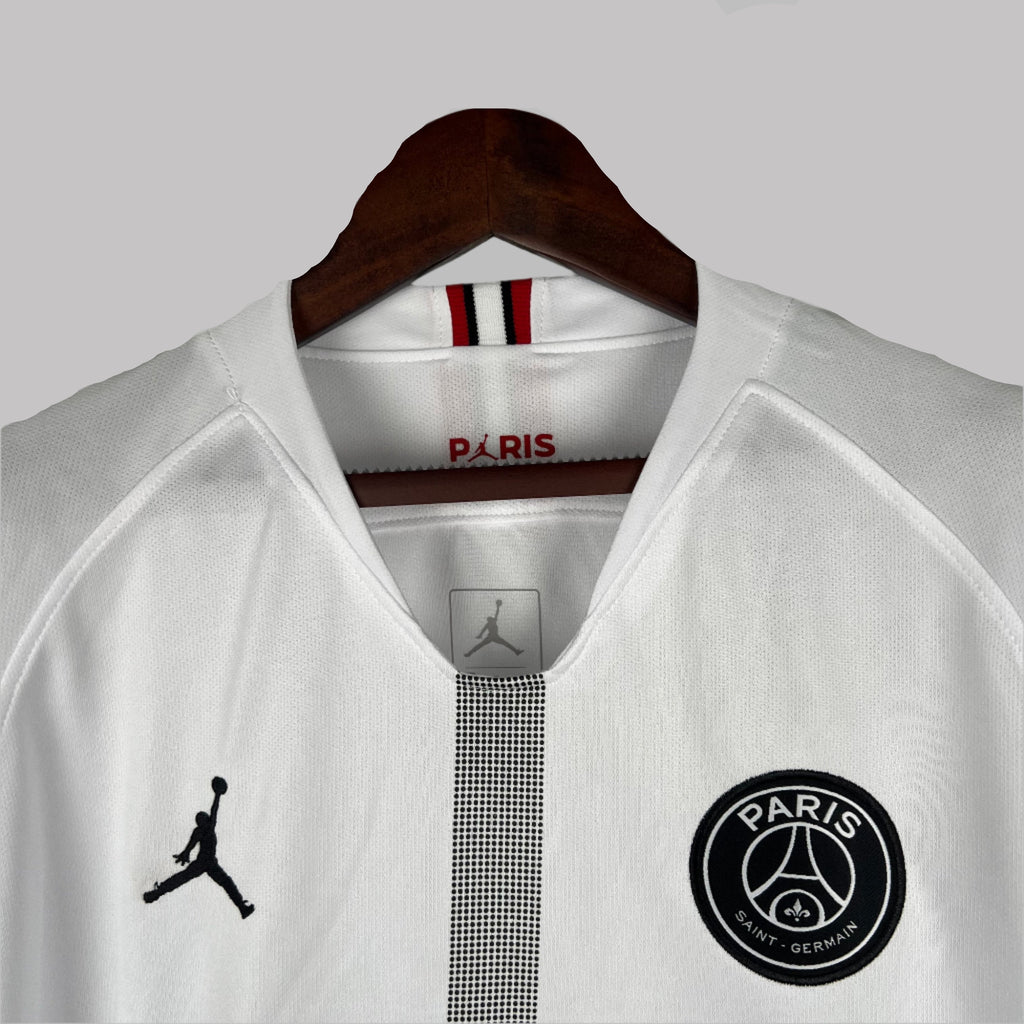 18/19 Retro Long Sleeve PSG White Jersey
