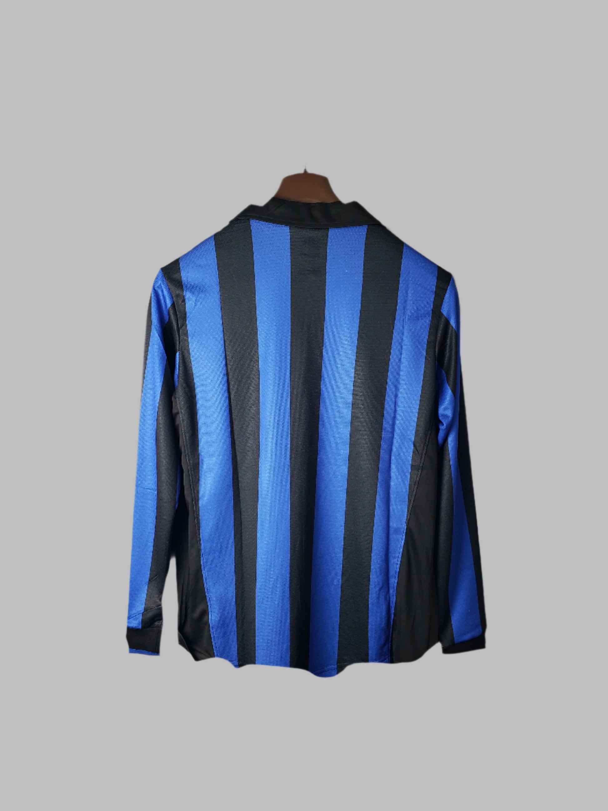 98 Long Sleeve Retro Inter Milan Blue Jersey