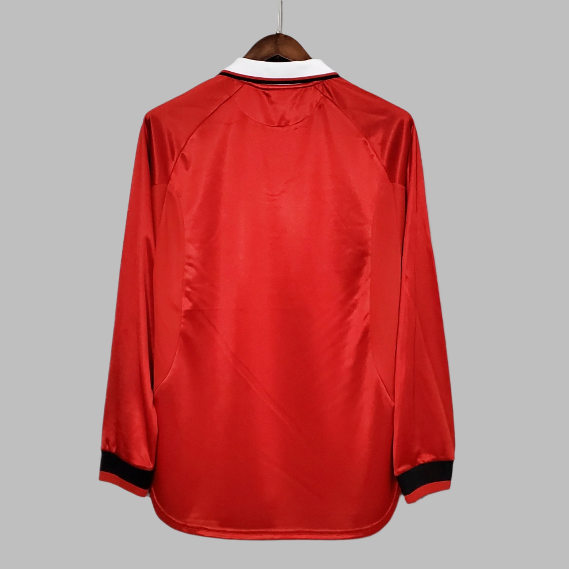 99/00 Long Sleeve Retro Manchester United Red Jersey