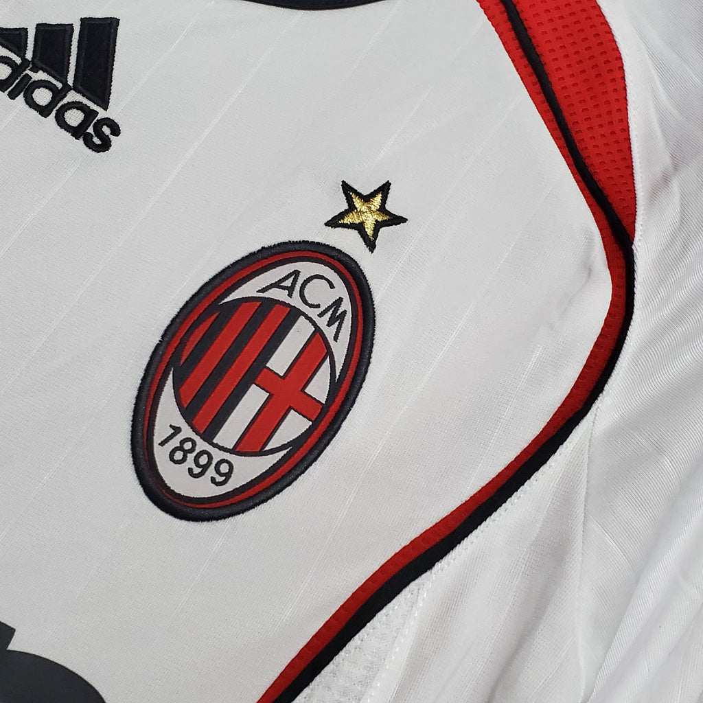 06/07 Retro Long Sleeve AC Milan Away Jersey