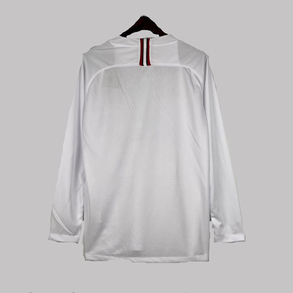 18/19 Retro Long Sleeve PSG White Jersey