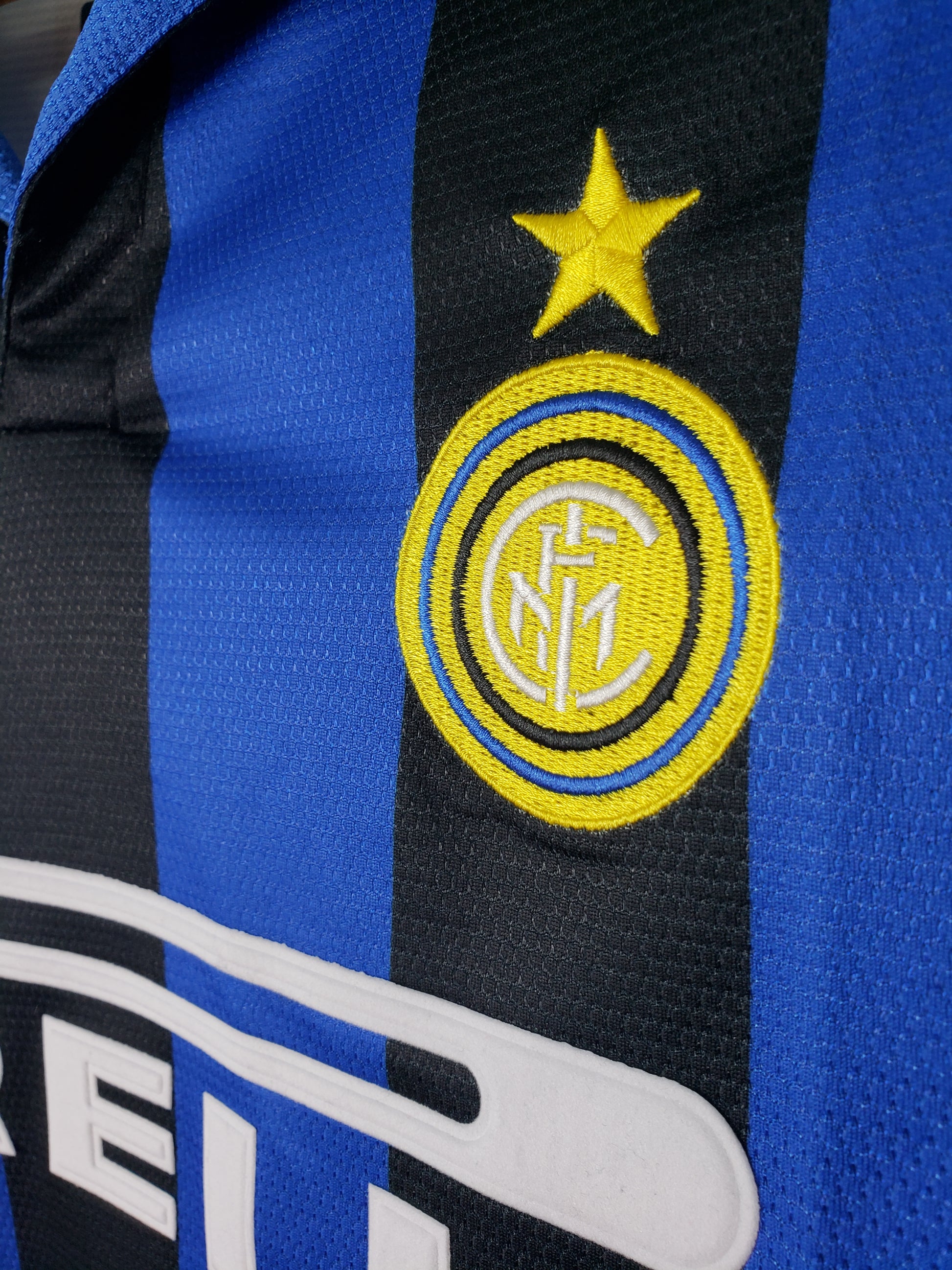 98 Long Sleeve Retro Inter Milan Blue Jersey