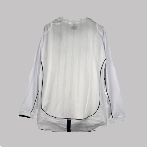 02/ Retro Long Sleeve England Home Jersey