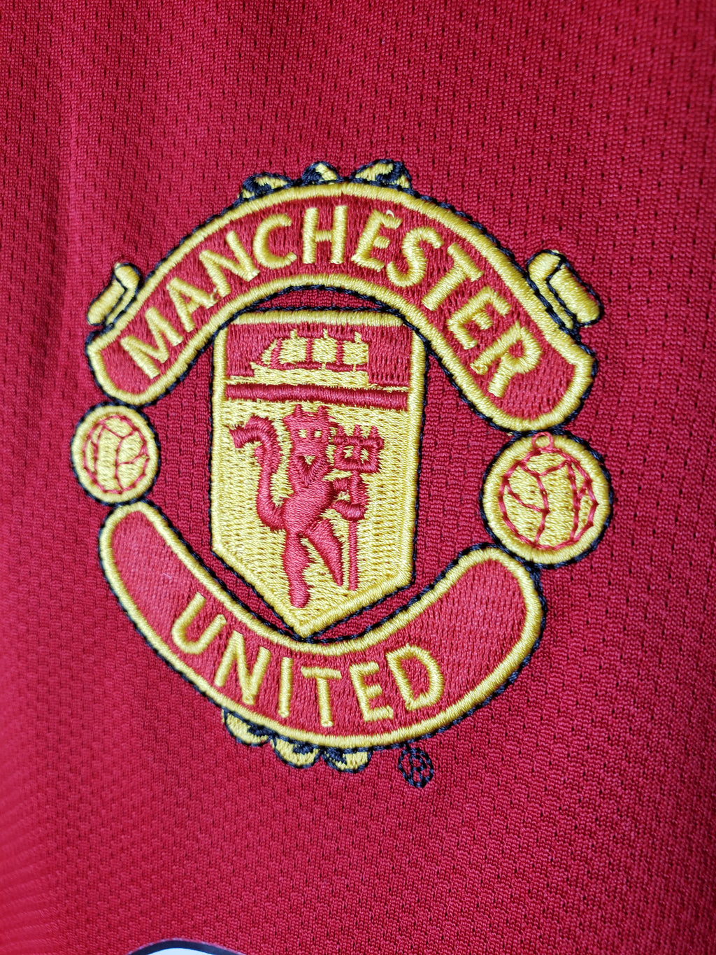 05/ Retro Long Sleeve Manchester United Home Jersey