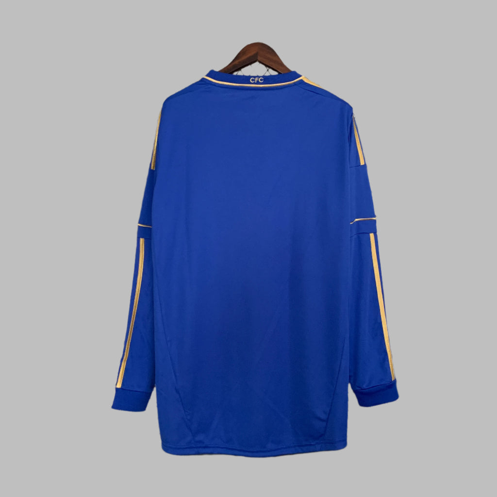 12/13 Retro Long Sleeve Chelsea Home Jersey