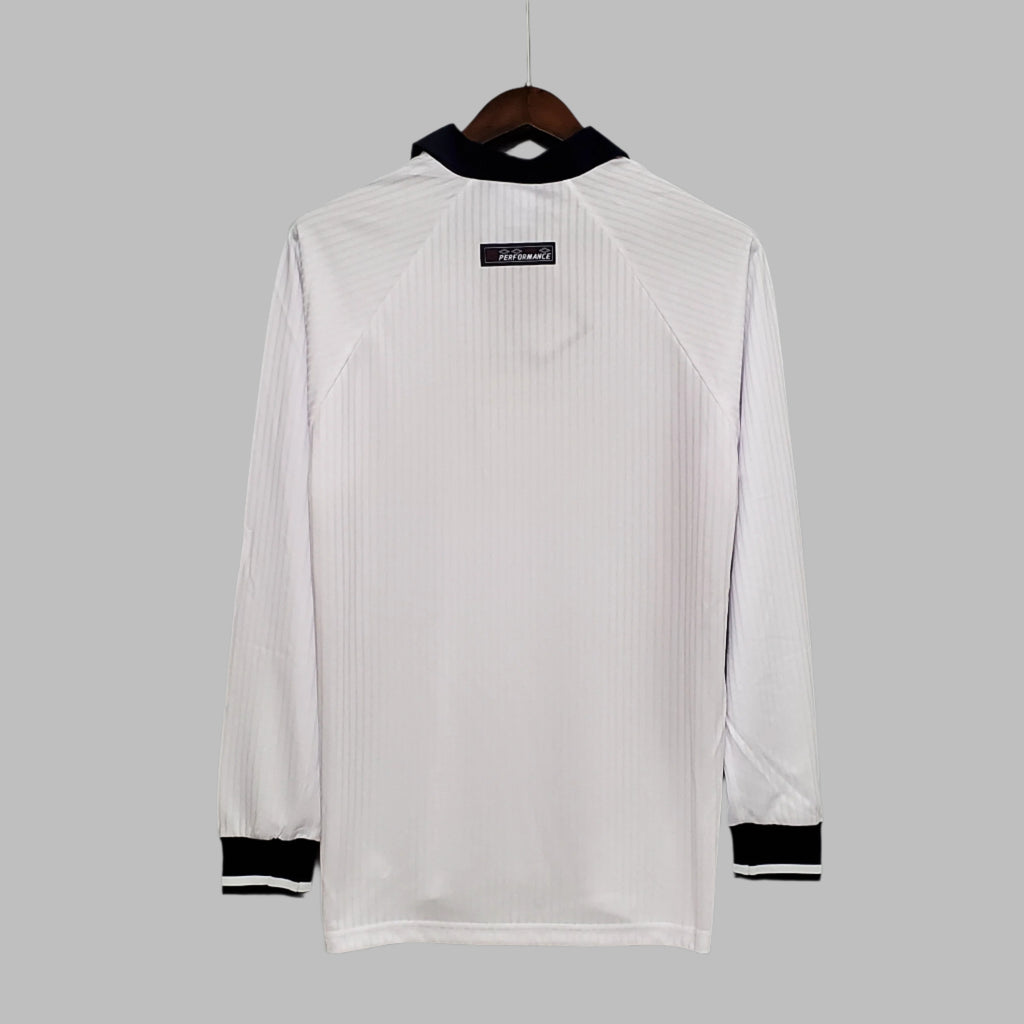 98/ Retro Long Sleeve England Home Jersey