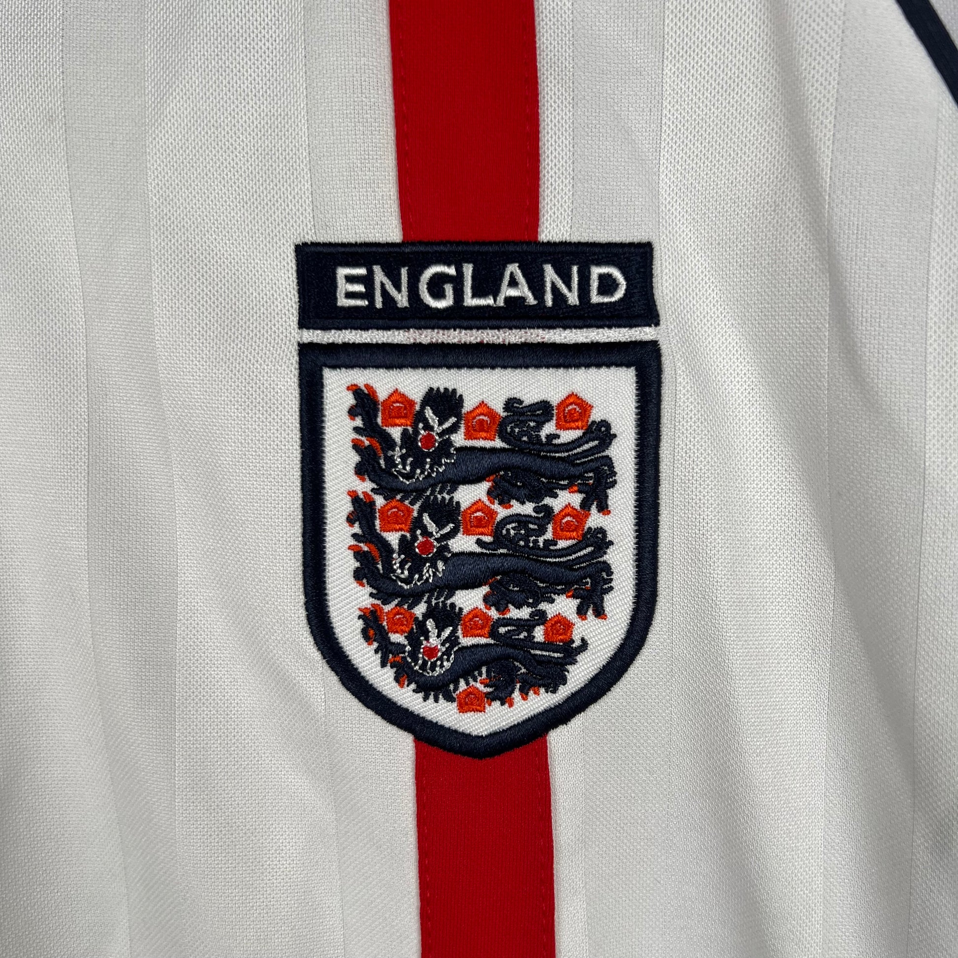 02/ Retro Long Sleeve England Home Jersey