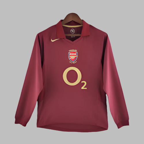 05/06 Retro Long Sleeve Arsenal Home Jersey