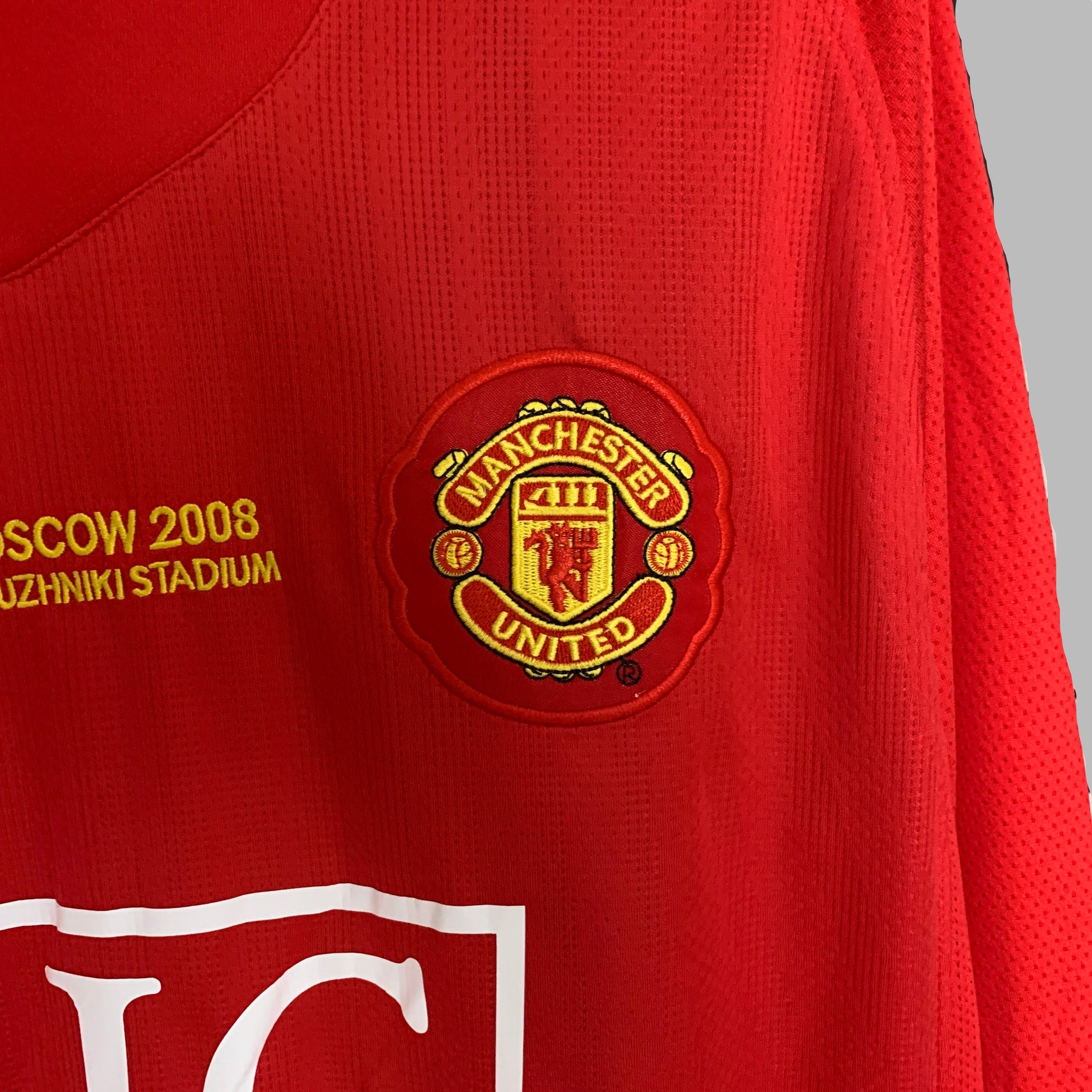 07/08 Long Sleeve Retro Manchester United Red Jersey