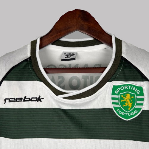 01/03 Retro Long Sleeve Sporting Lisbon White Jersey