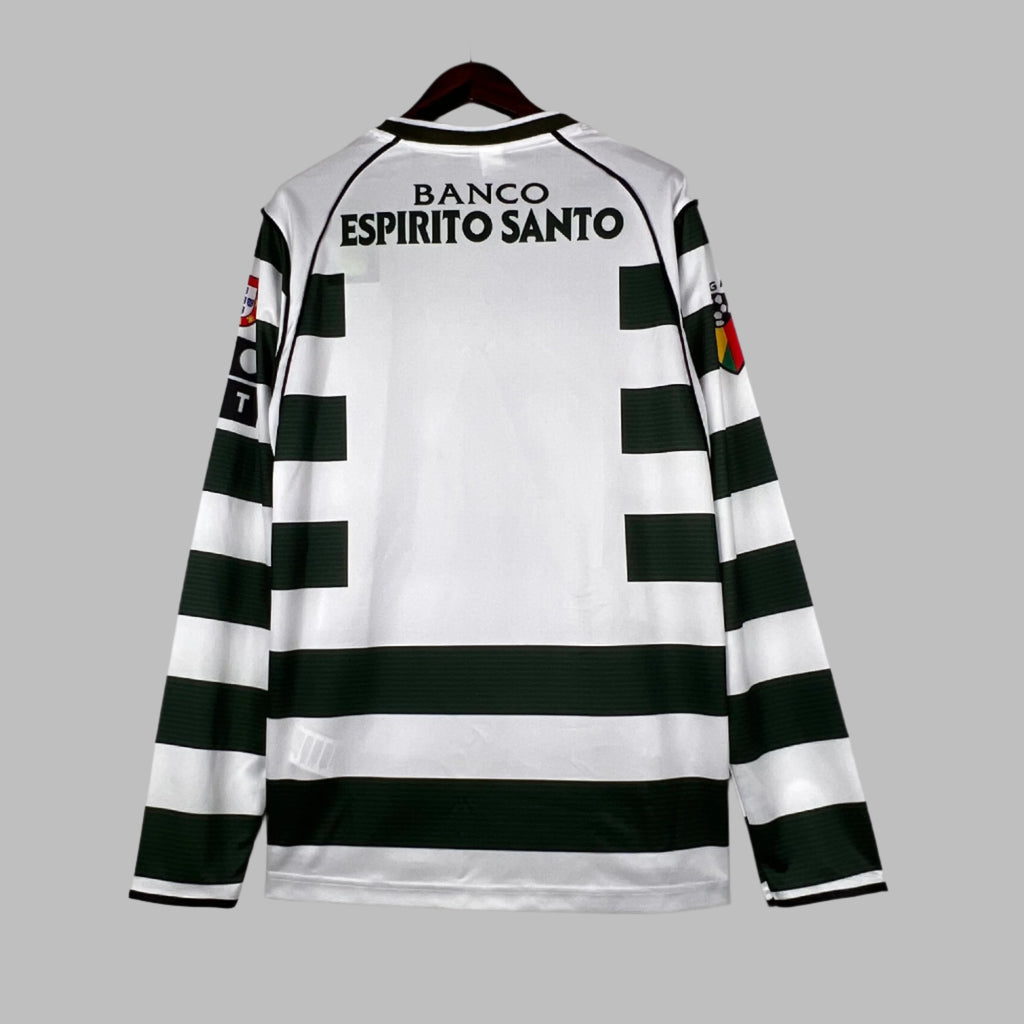 01/03 Retro Long Sleeve Sporting Lisbon White Jersey